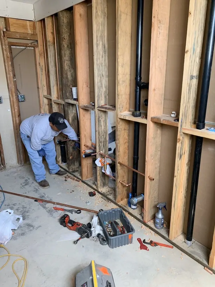 Commercial rough-in plumbing for Water Heater Replacement in Issaquah Highlands